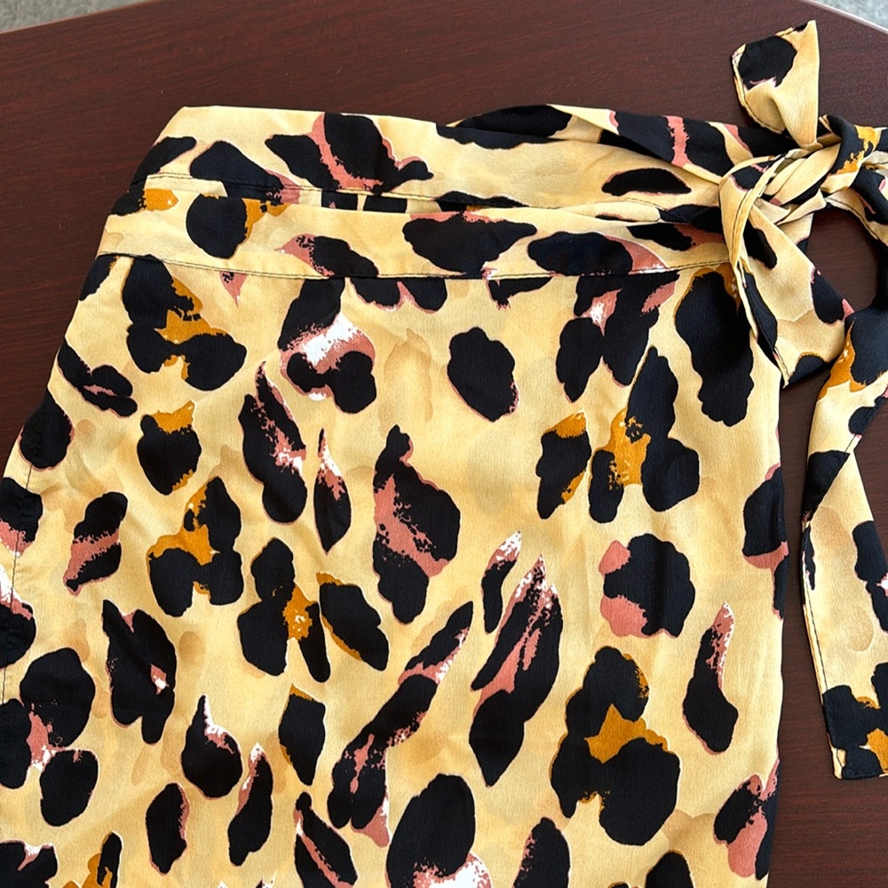 Long cheetah skirt